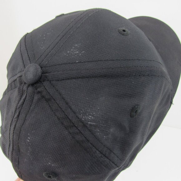 ESTES Embroidered Logo Men's Black on Black Adjustable Strap Back Cap Hat - Picture 7 of 11